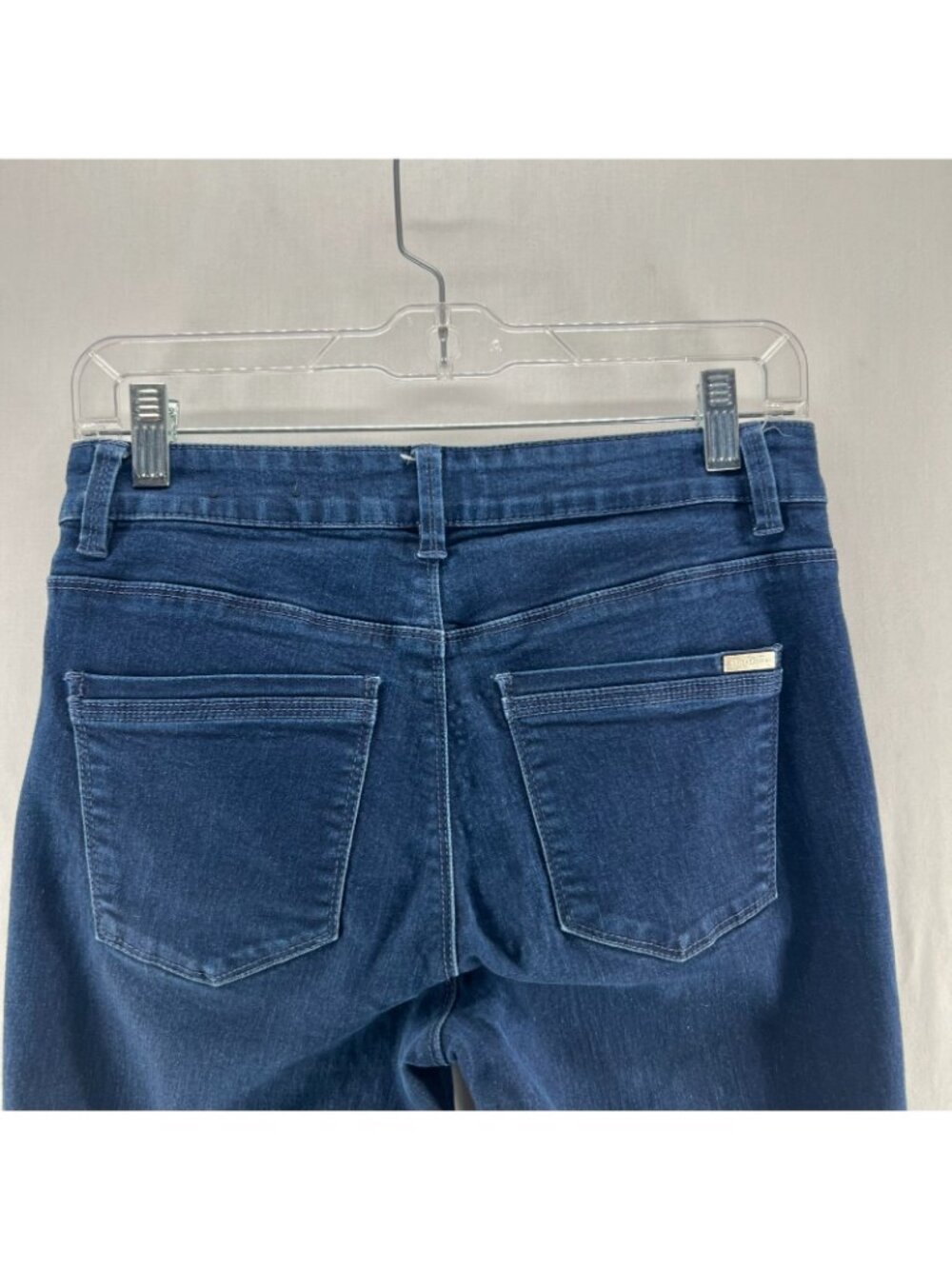 White House Black Market Skinny Jeans Womens 6 Mid Rise Stretch Denim Dark Wash - Picture 5 of 11